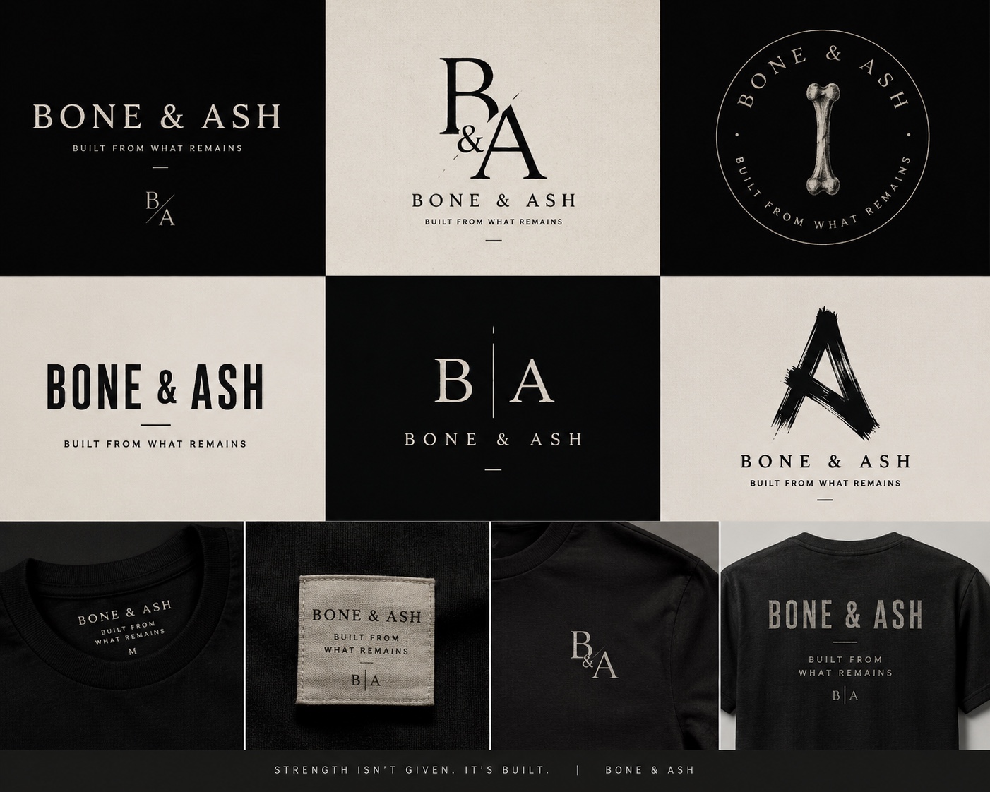 Bone & Ash apparel concepts